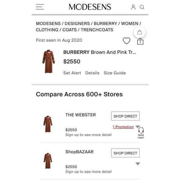 Burberry Wharfbridge Size US 6 Chestnut Brown Gabardine Trench Coat NWT $2550 - Picture 14 of 15